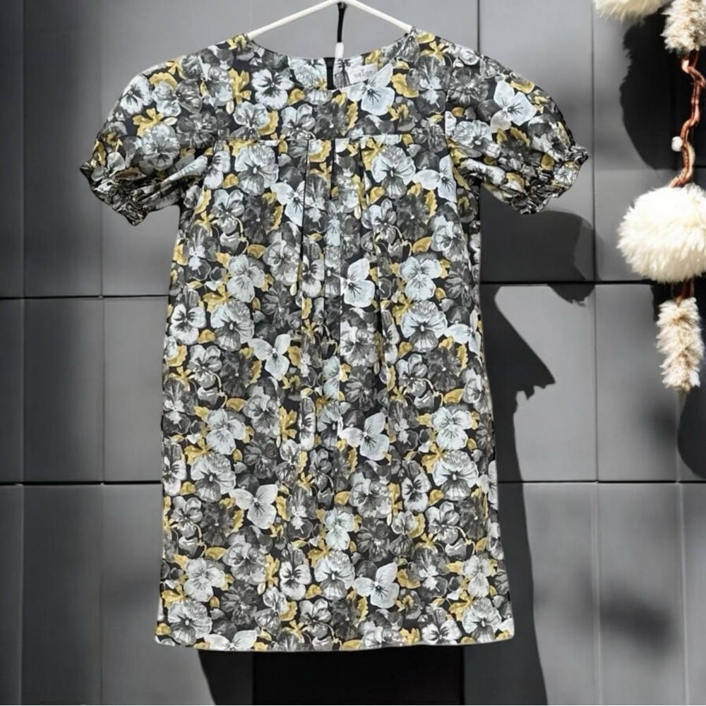 neige Girls Floral Dress Designer Boutique Luxury 3T